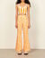 Loose-fitting printed trousers