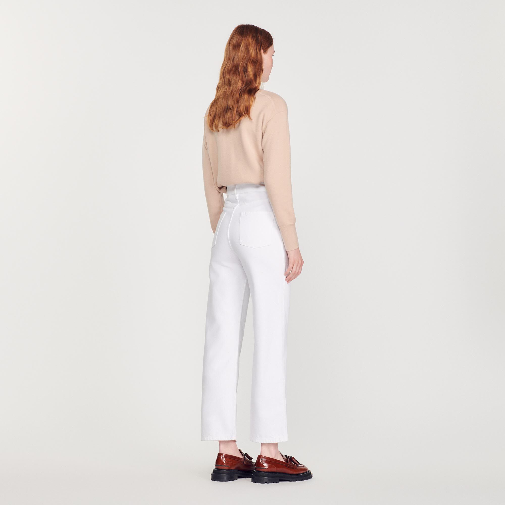 Straight-cut jeans