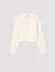 Cropped cardigan with peal buttons