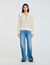 Sailor-neck wool jumper