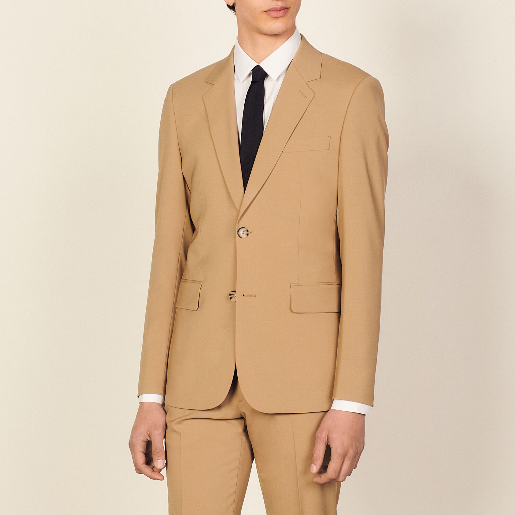 Virgin wool suit jacket