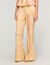 Floral-print floaty trousers