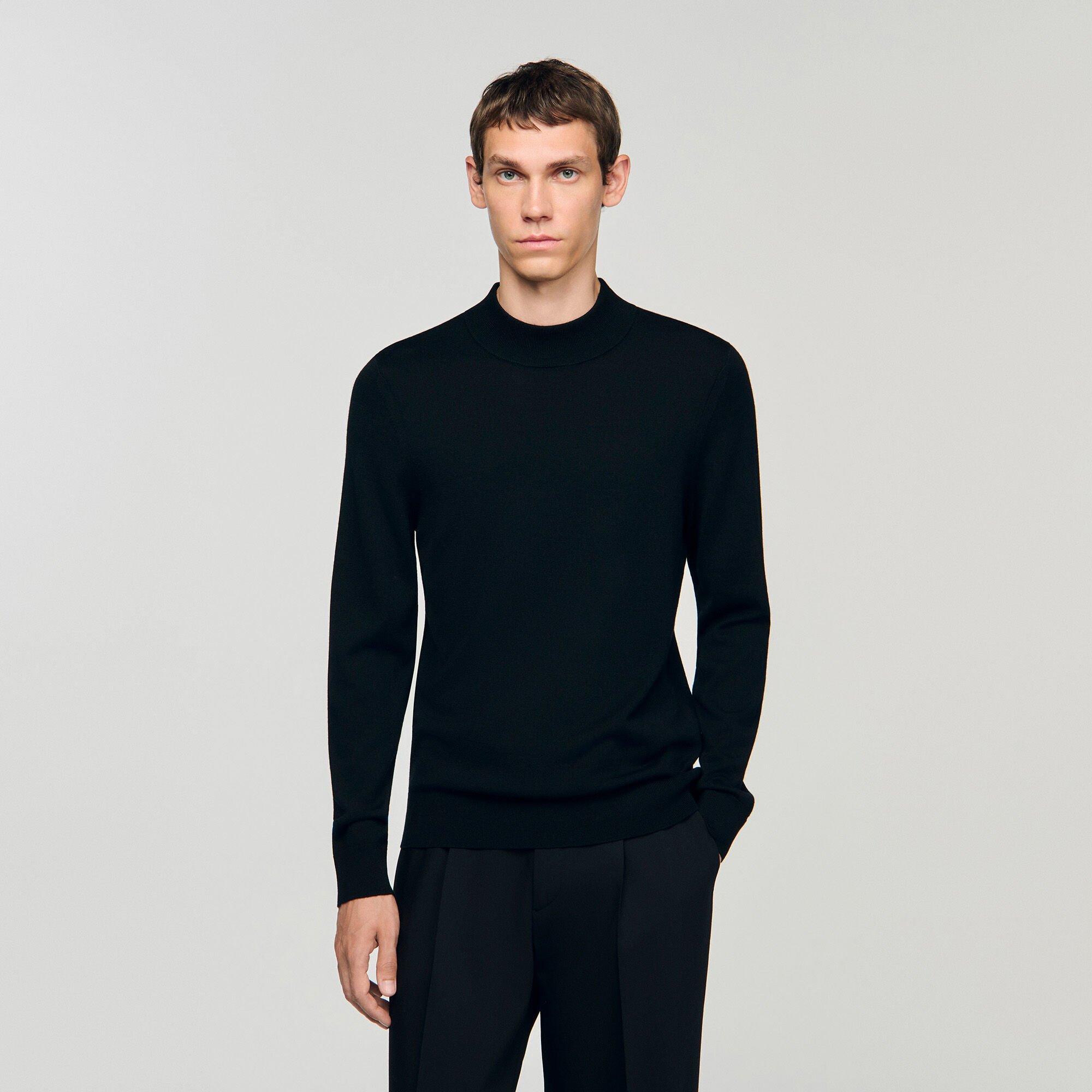 Funnel neck sweater