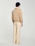 Shearling collar aviator jacket