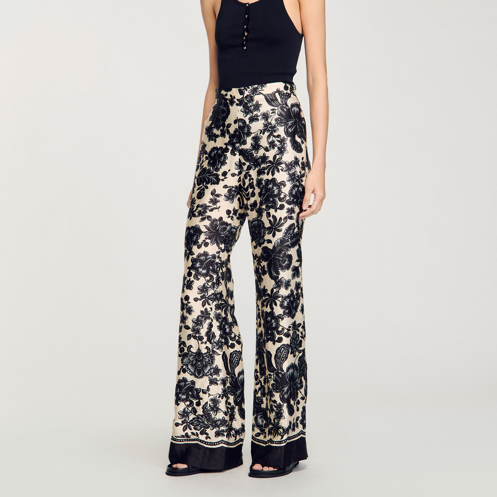 Floral trousers