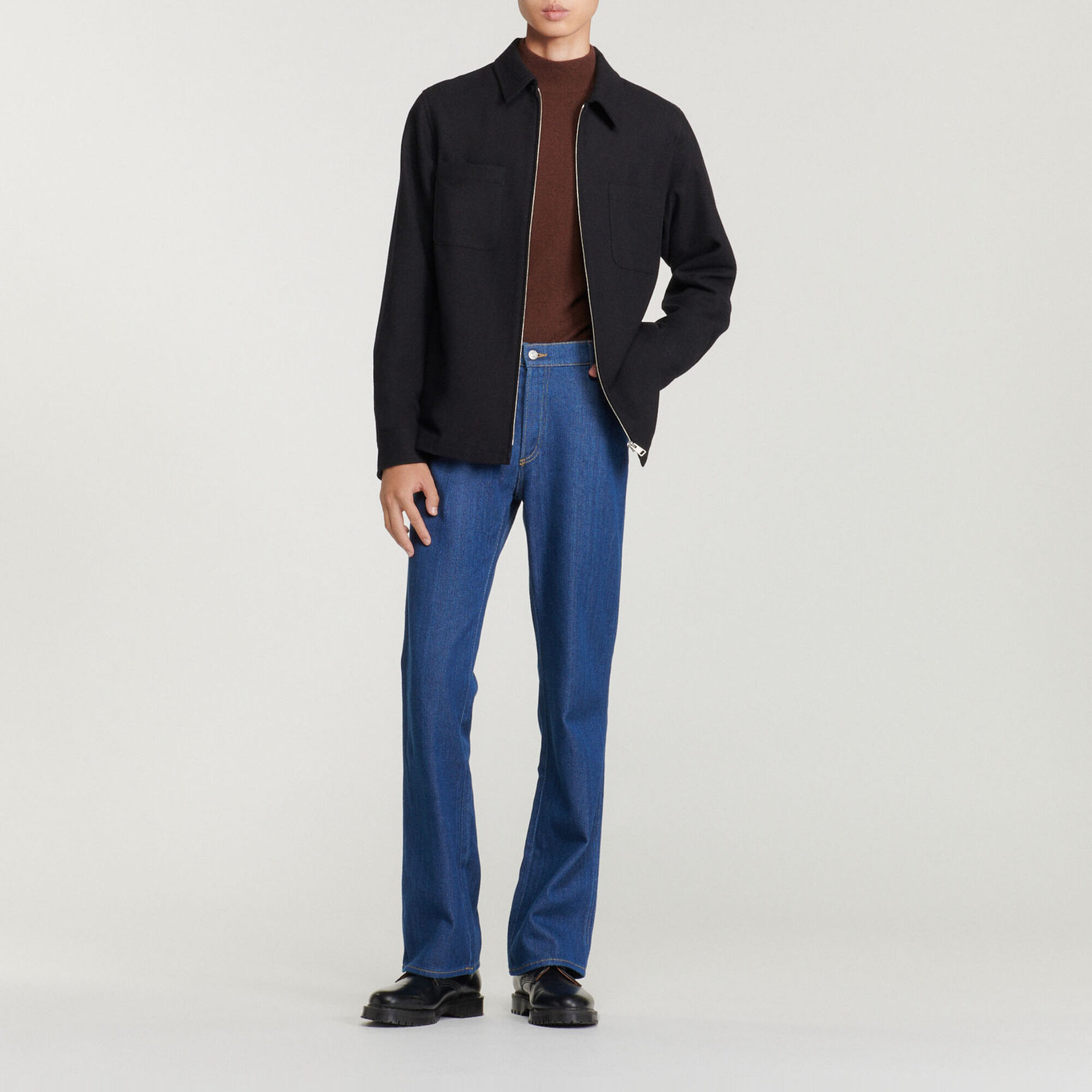 Wool overshirt
