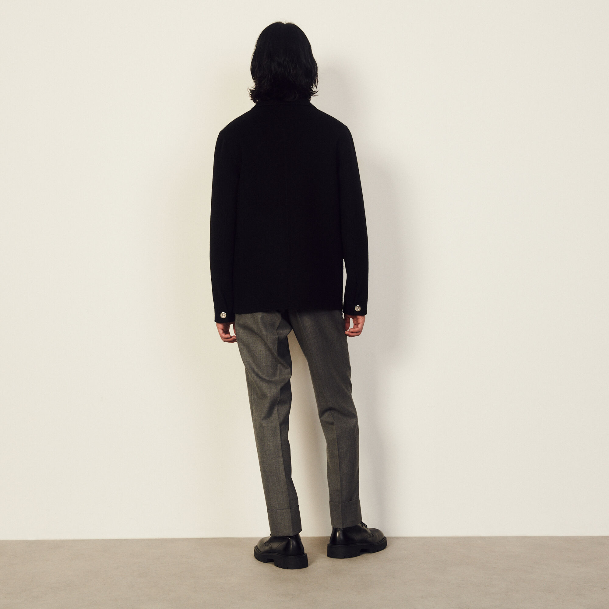 Double-faced wool jacket