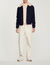 Jacket with removable collar