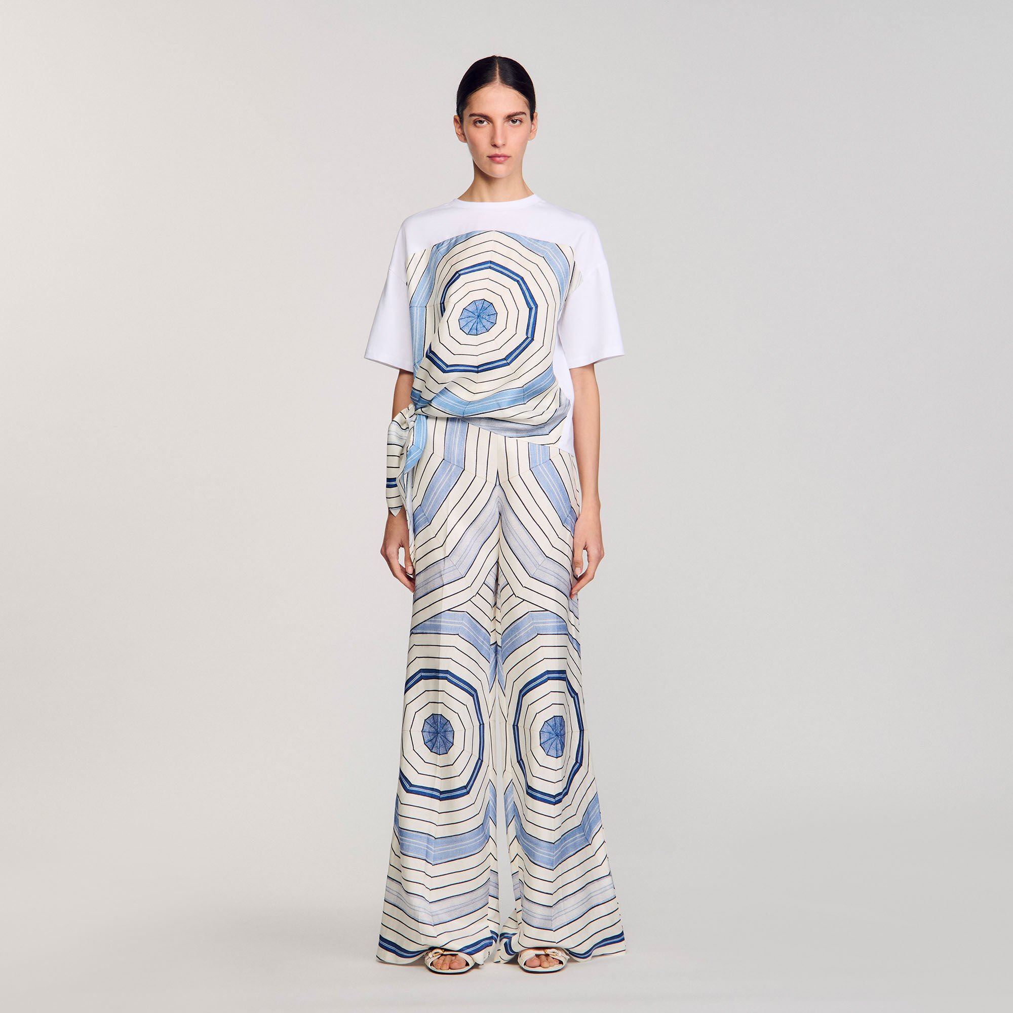 Spiral print T-shirt