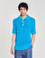 Knit polo shirt