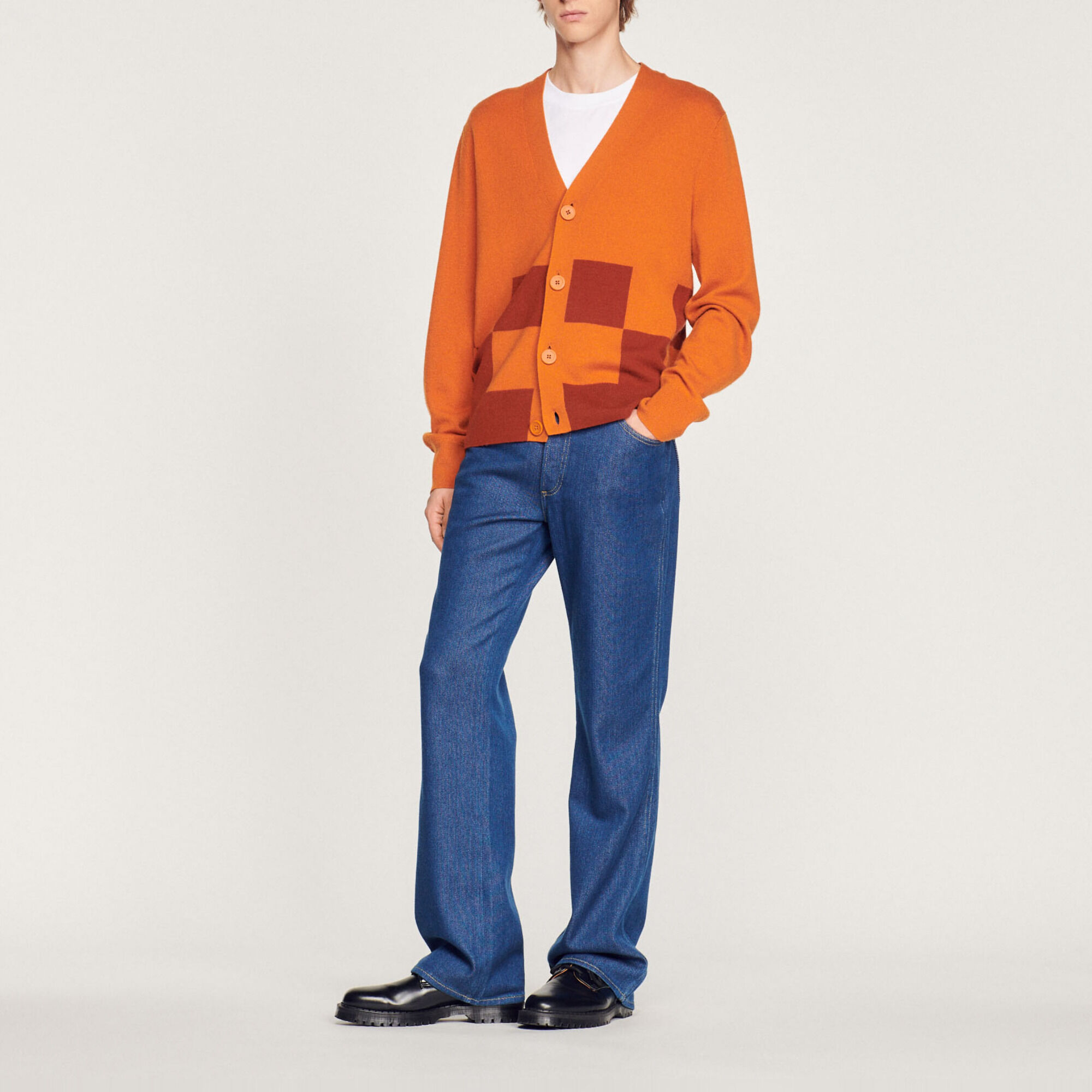 Wool and cashmere cardigan