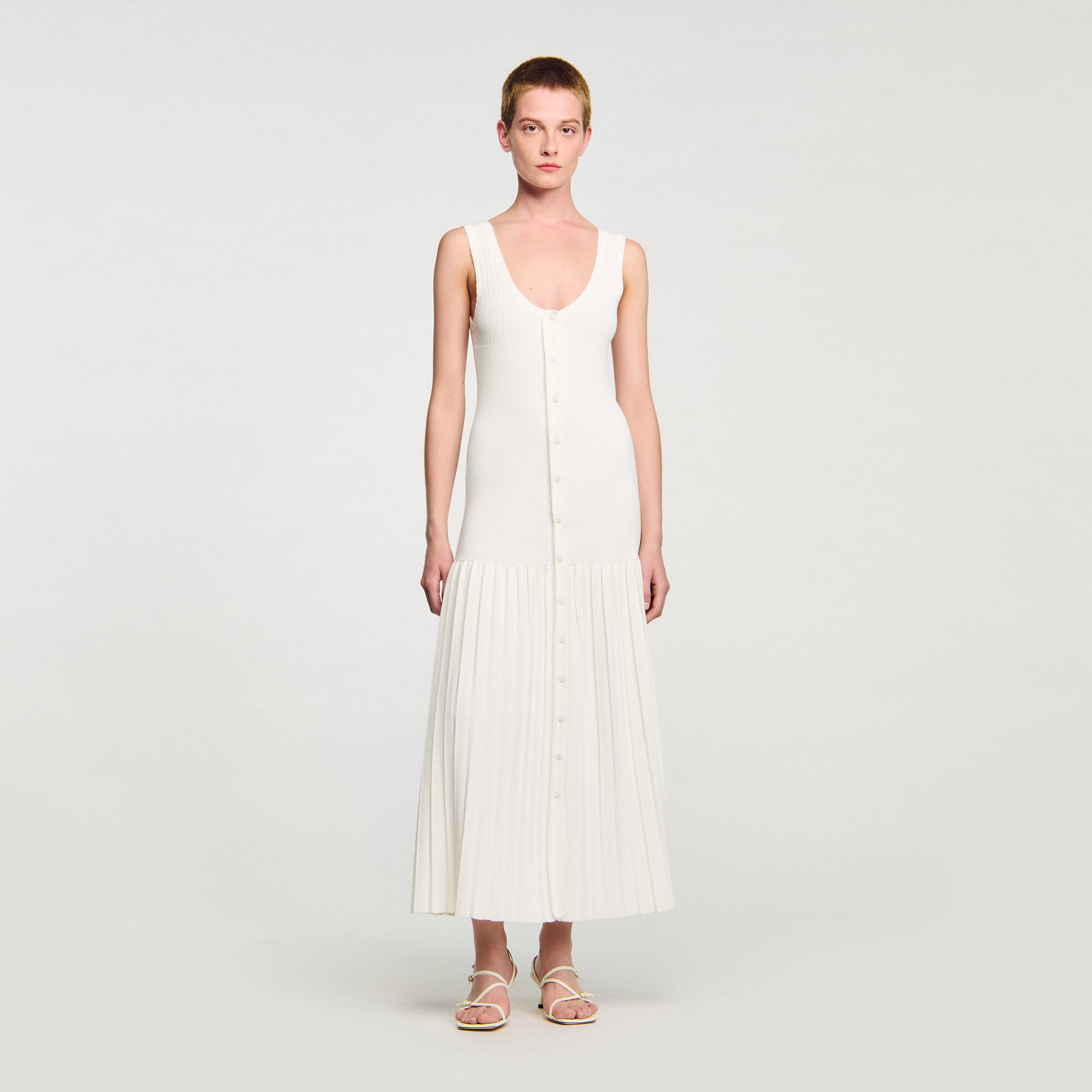 Knit maxi dress