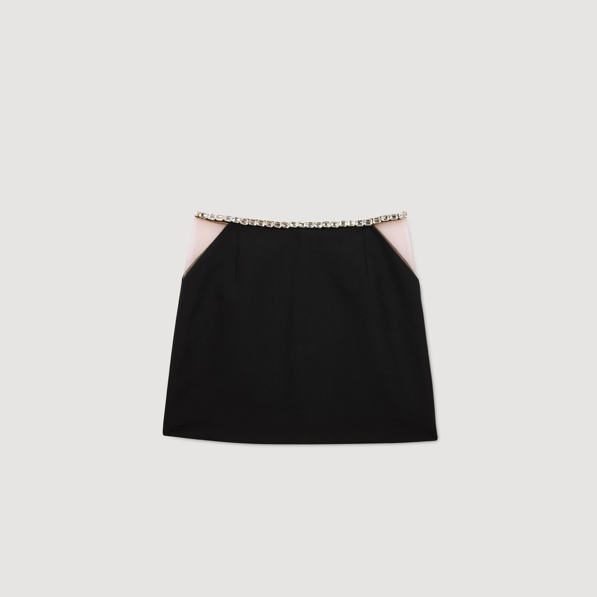 Short rhinestone skirt