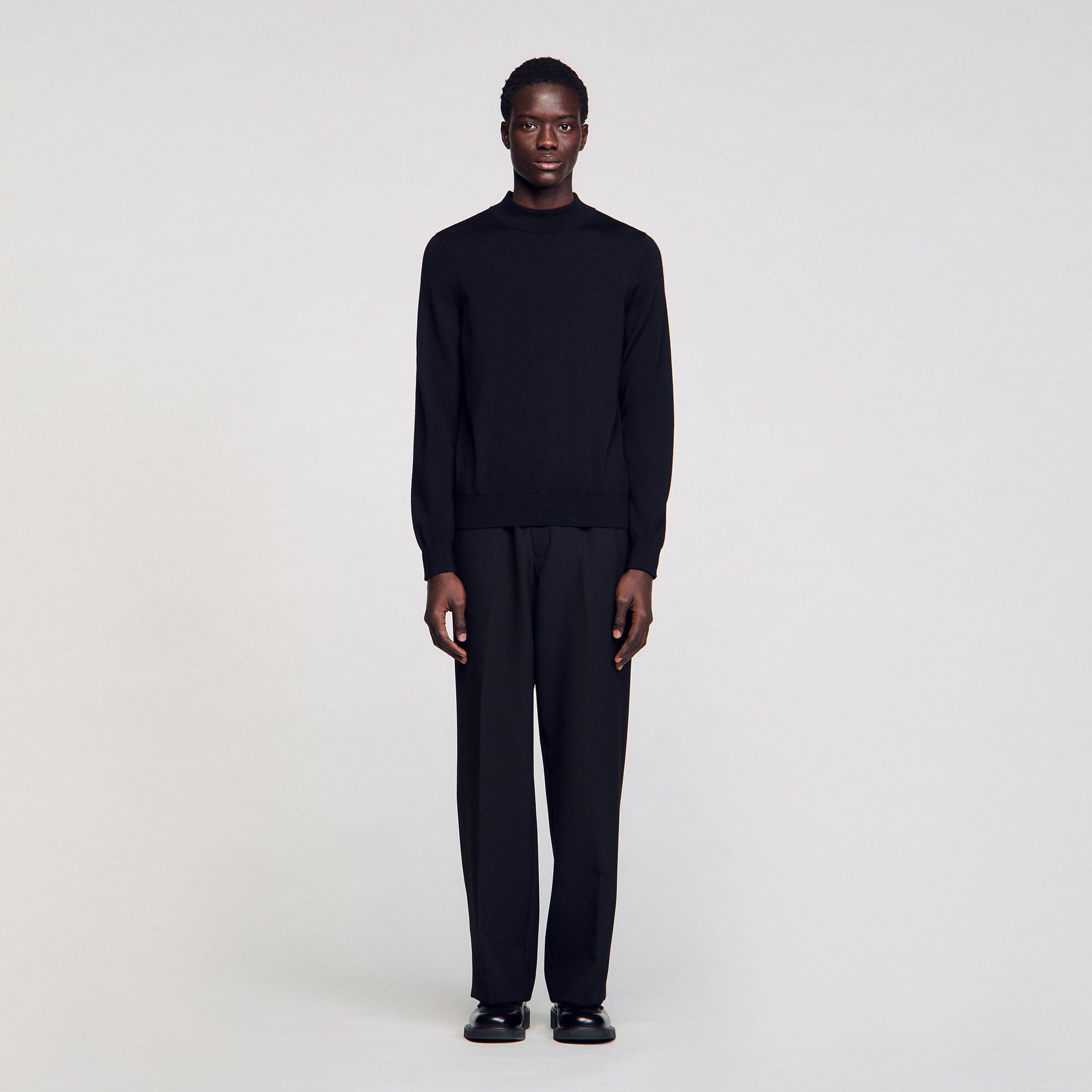 Funnel neck sweater