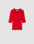 Short-sleeve ribbed jumper
