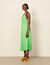 Long pleated dress