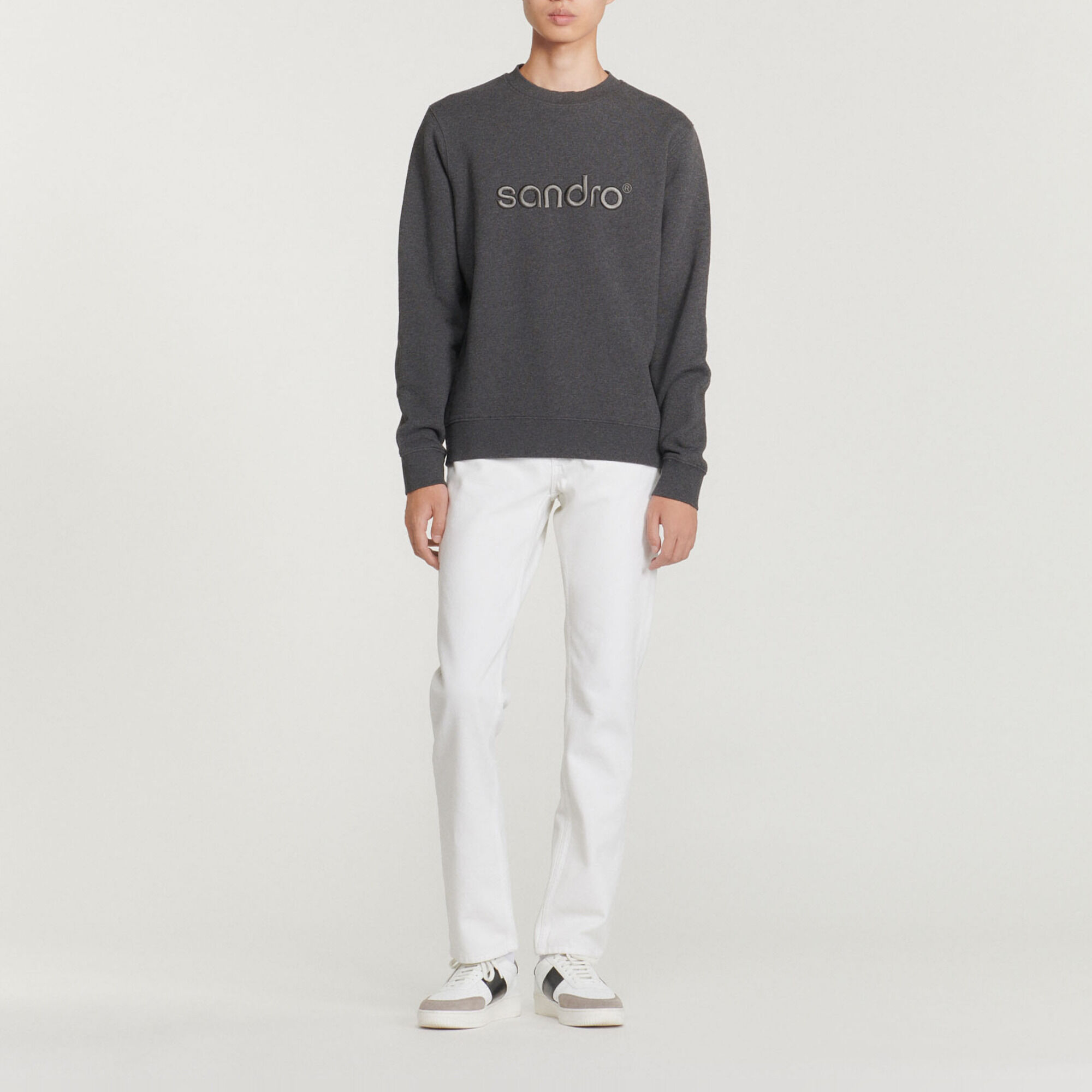 Round neck sweatshirt