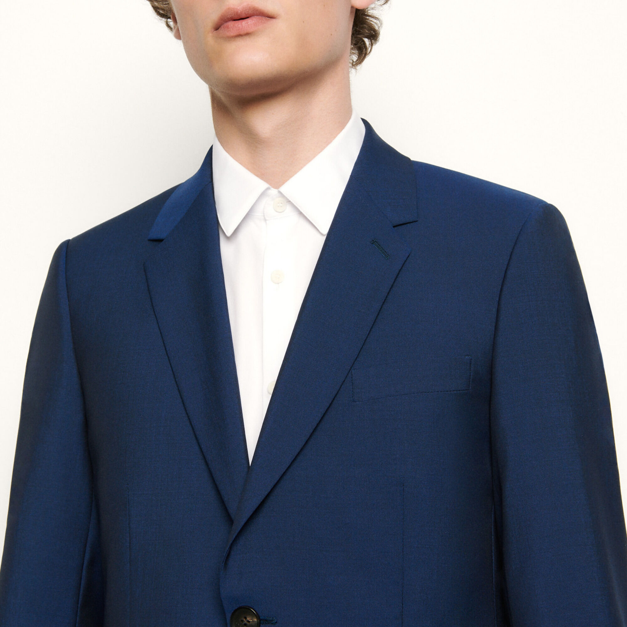 Wool and mohair suit jacket