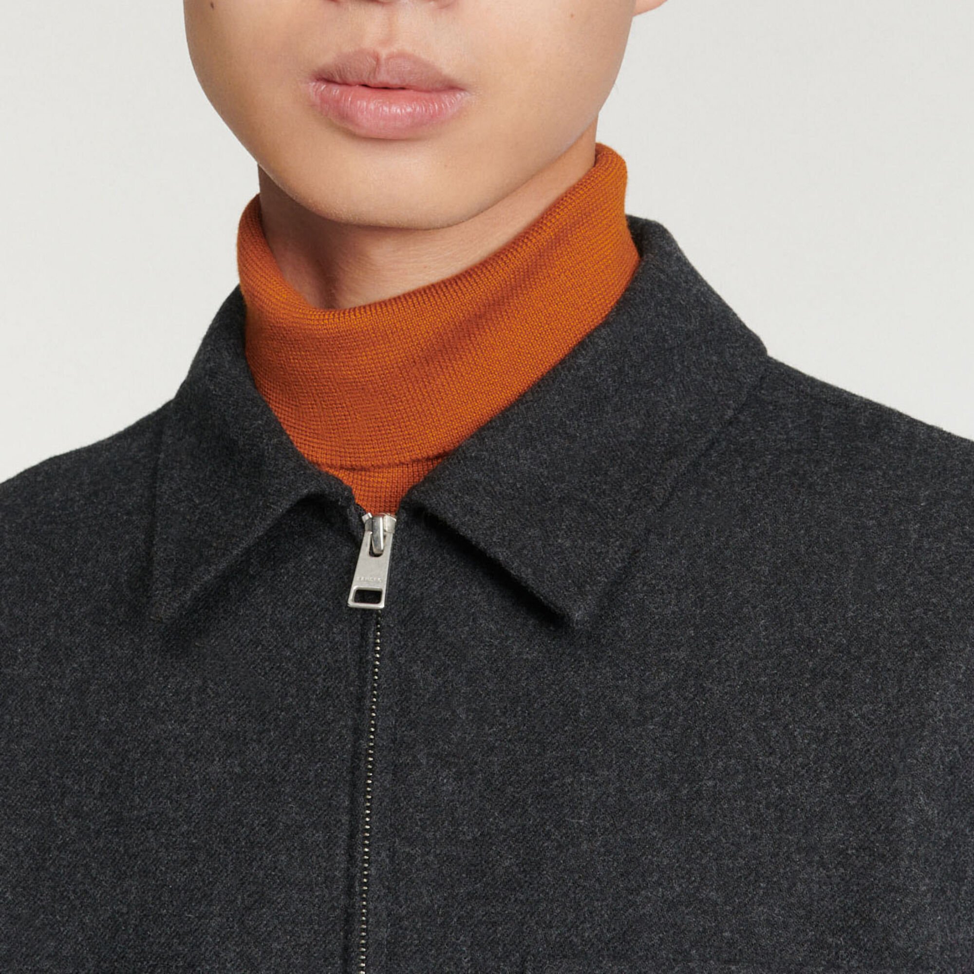 Wool overshirt