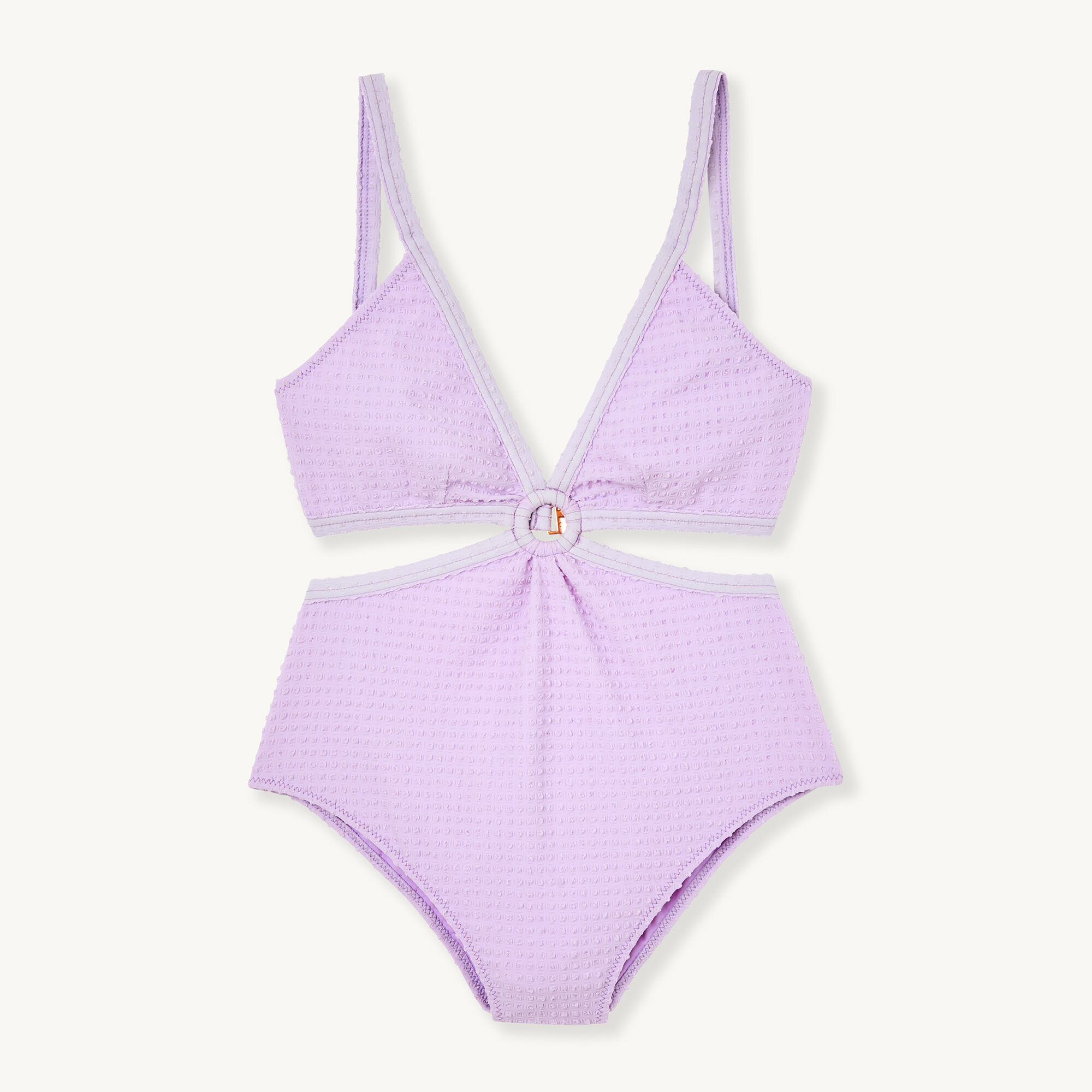 One-piece ring swimsuit