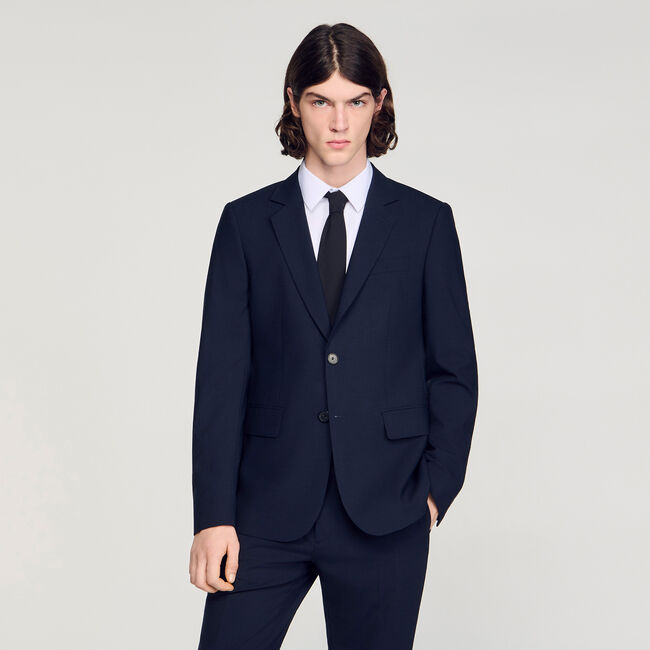 Micro check suit jacket - Men | Sandro