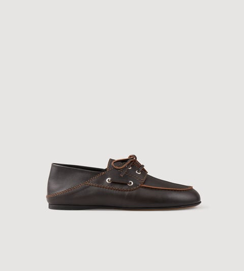 Leather loafers