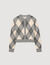 Argyle pattern cardigan