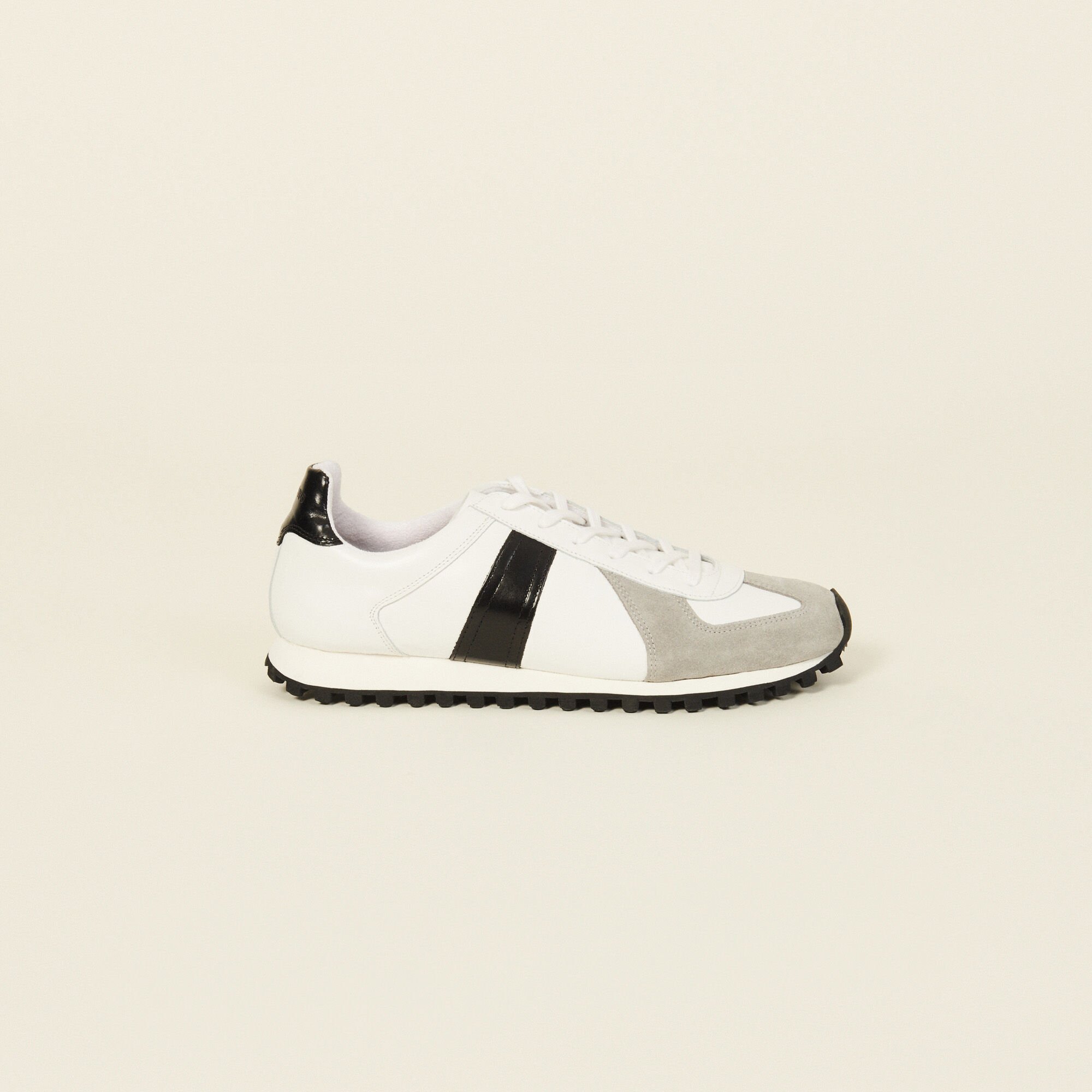 Leather trainers