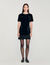 Short velvet dress