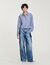 Beaded striped shirt