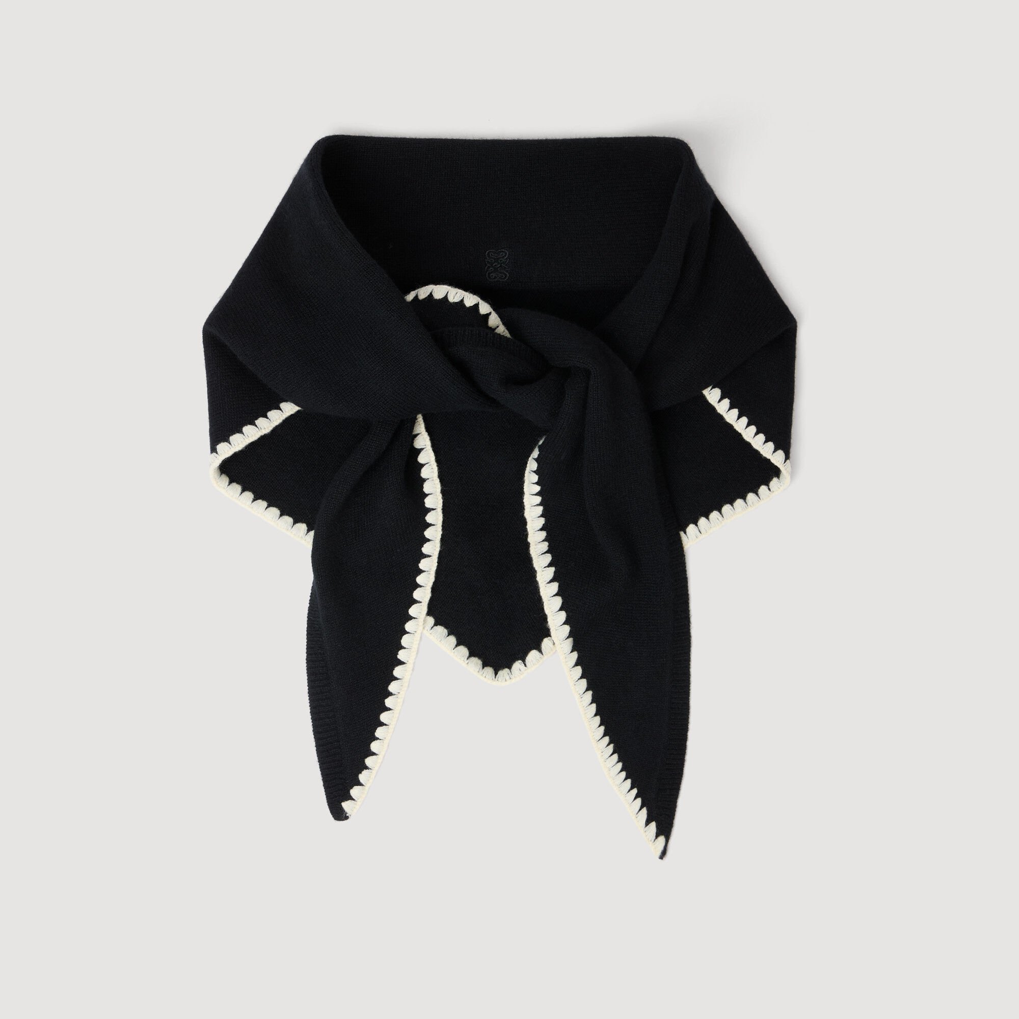 Ribbed wool scarf Ribbed wool scarf