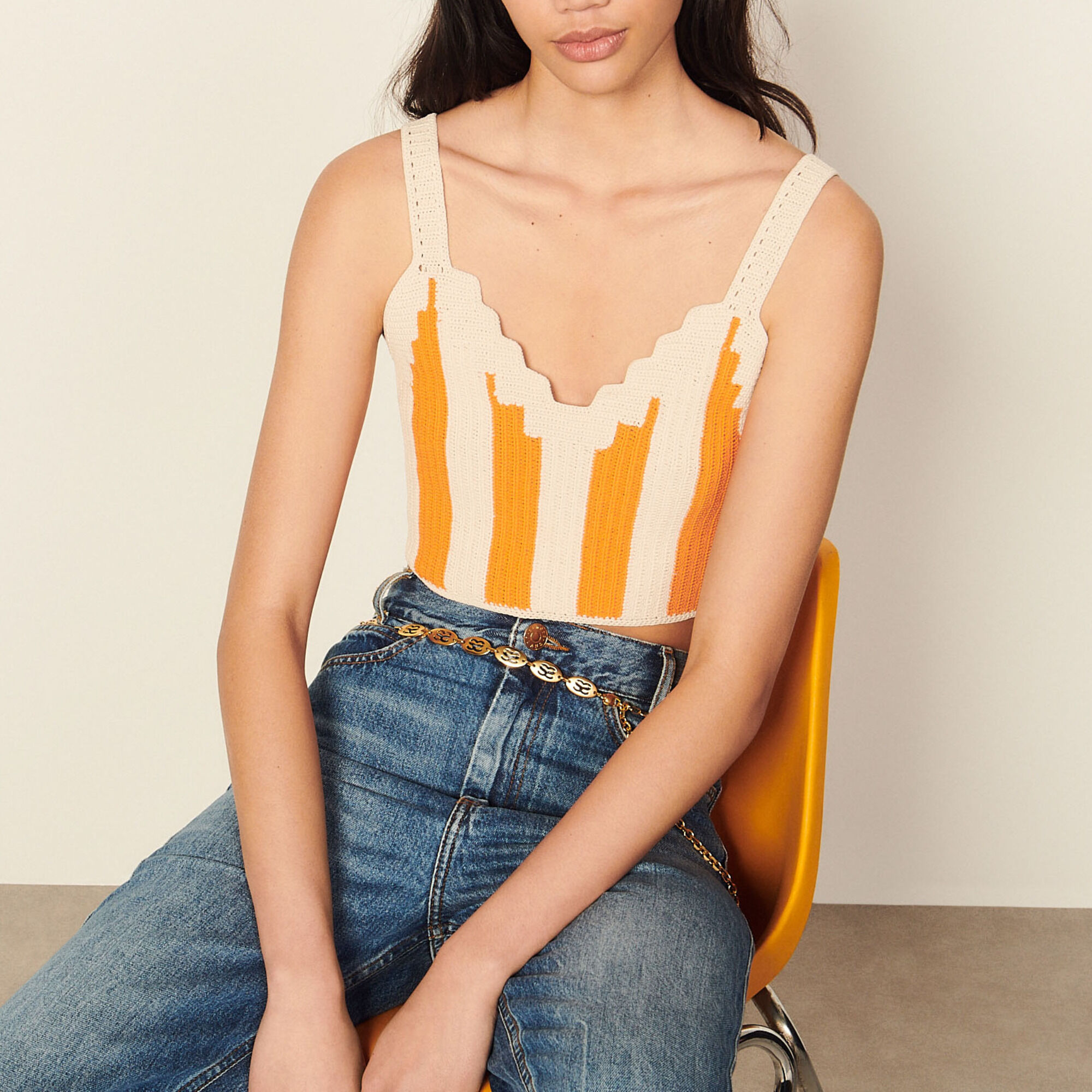 Crochet bra top