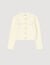 Rib knit cardigan