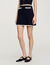 Short skirt with crochet details