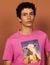 Cotton T-shirt with imagery