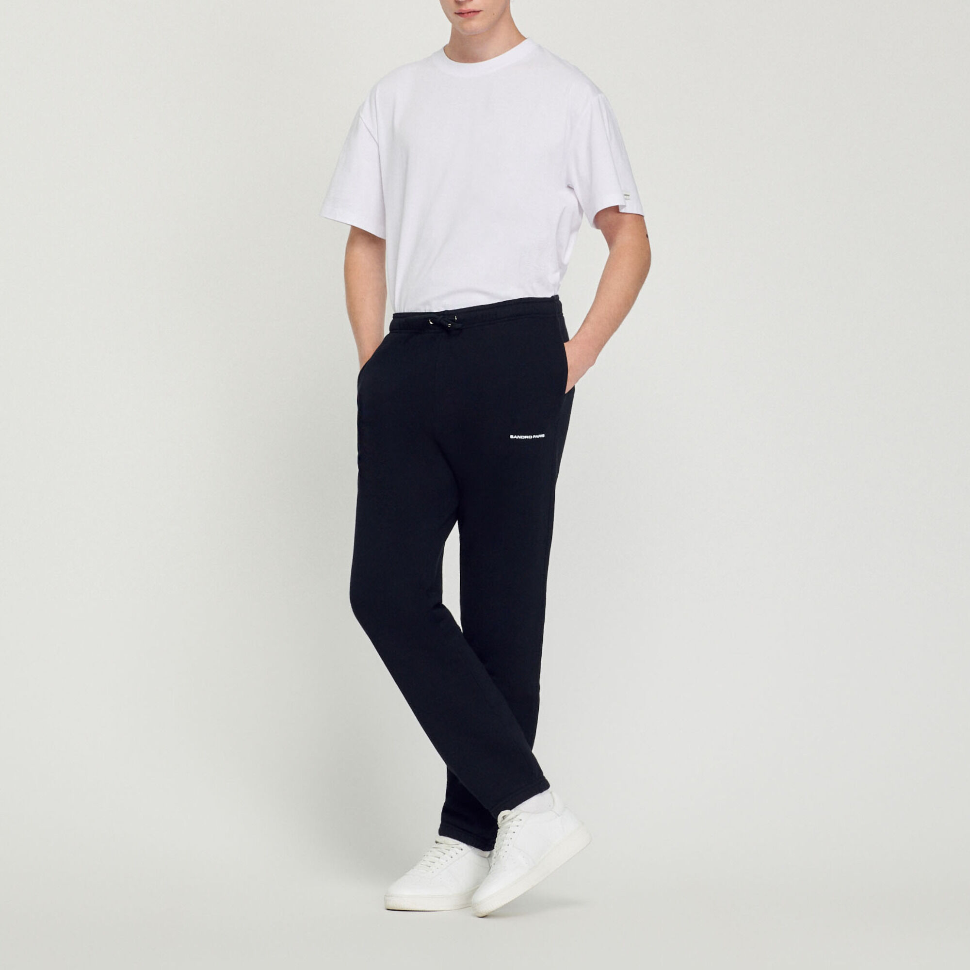 Joggers with Sandro Paris embroidery
