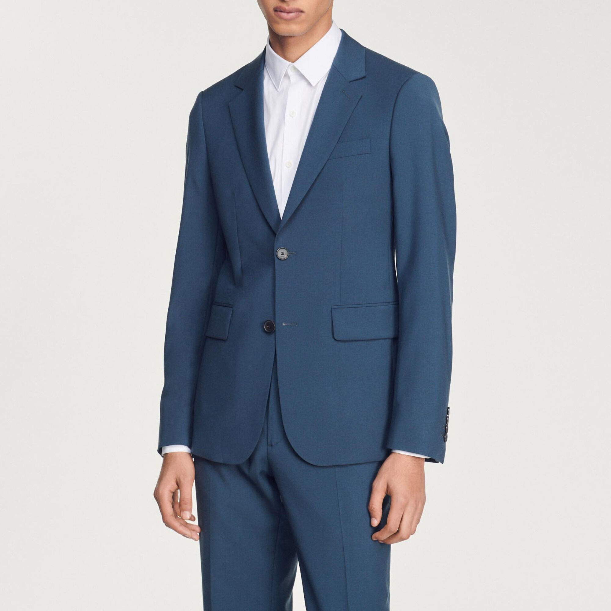 Virgin wool suit jacket