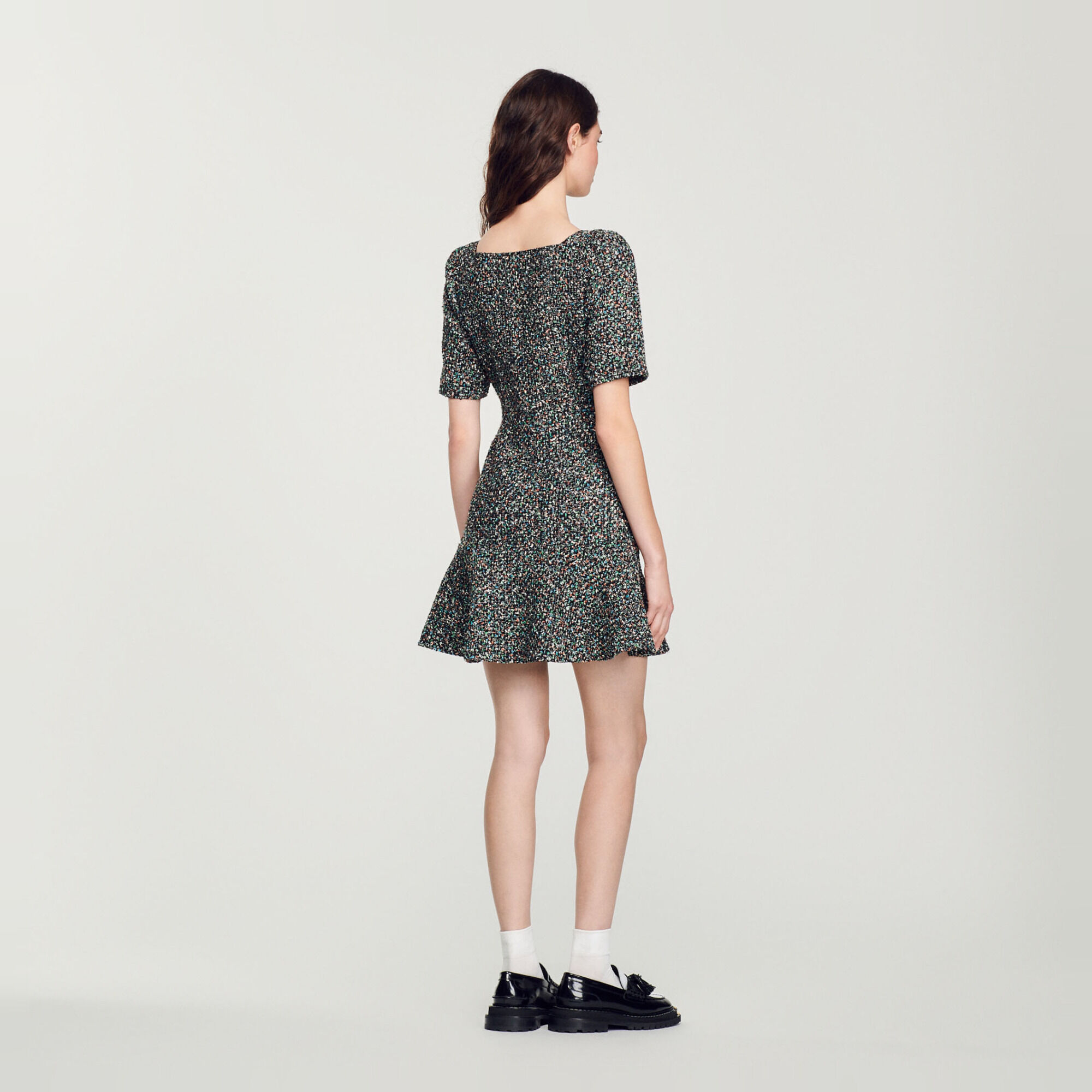 Short tweed dress