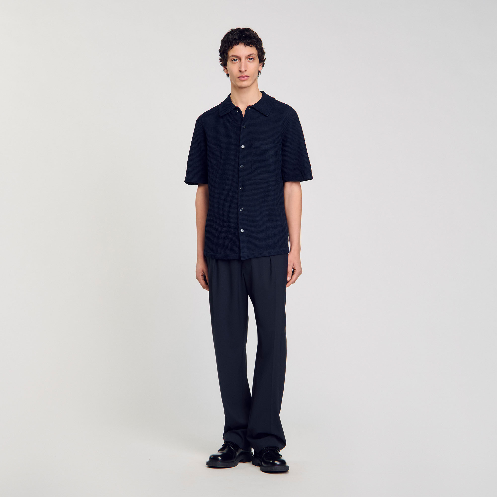 Waffled shirt