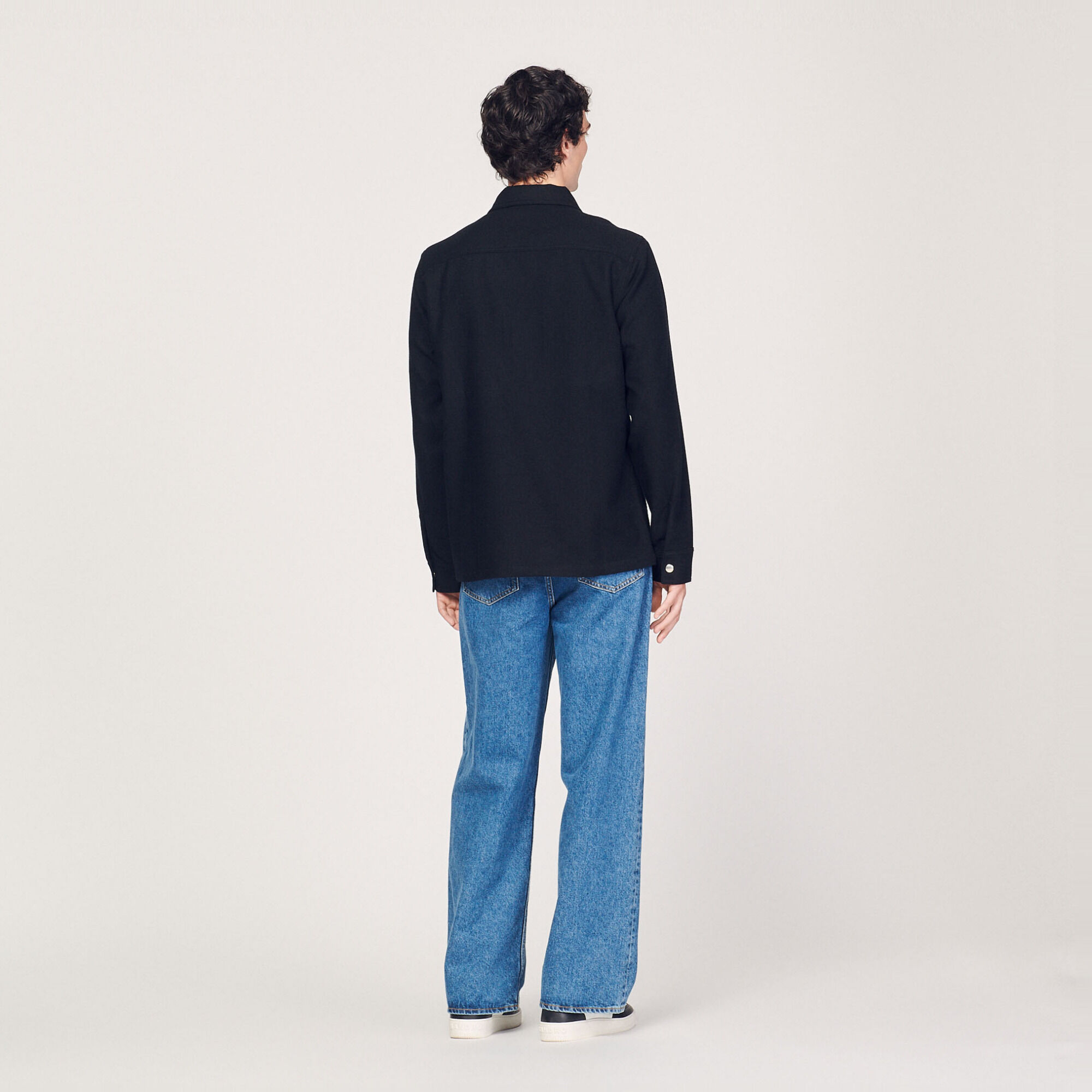 Wool overshirt