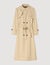 Belted double-breasted trench