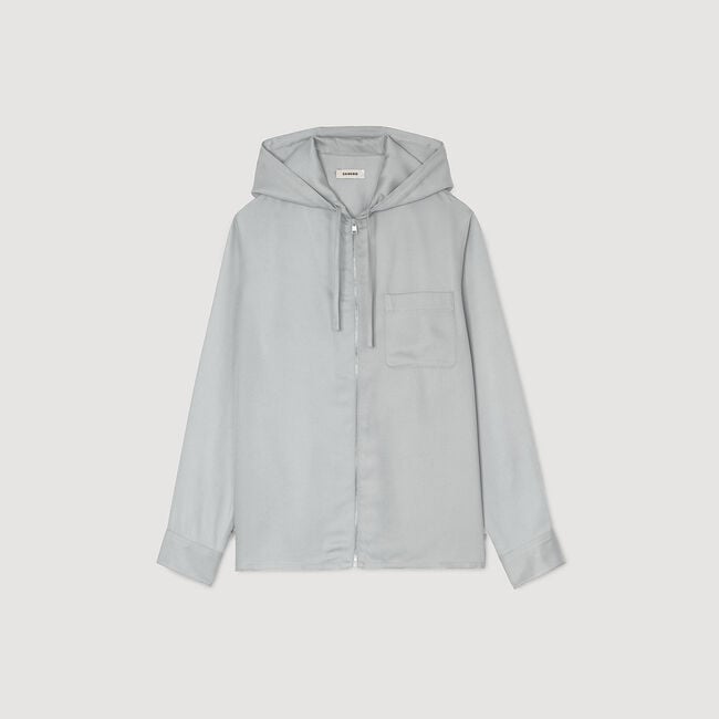 Hooded shirt