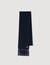 Fringed wool scarf