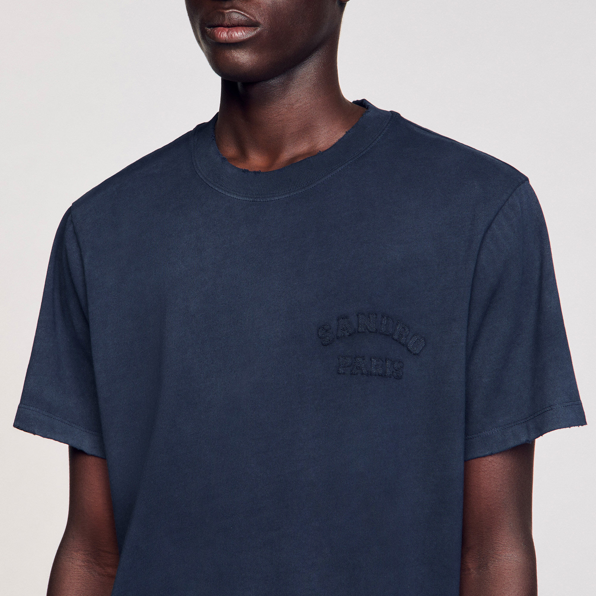 Worn-effect T-shirt