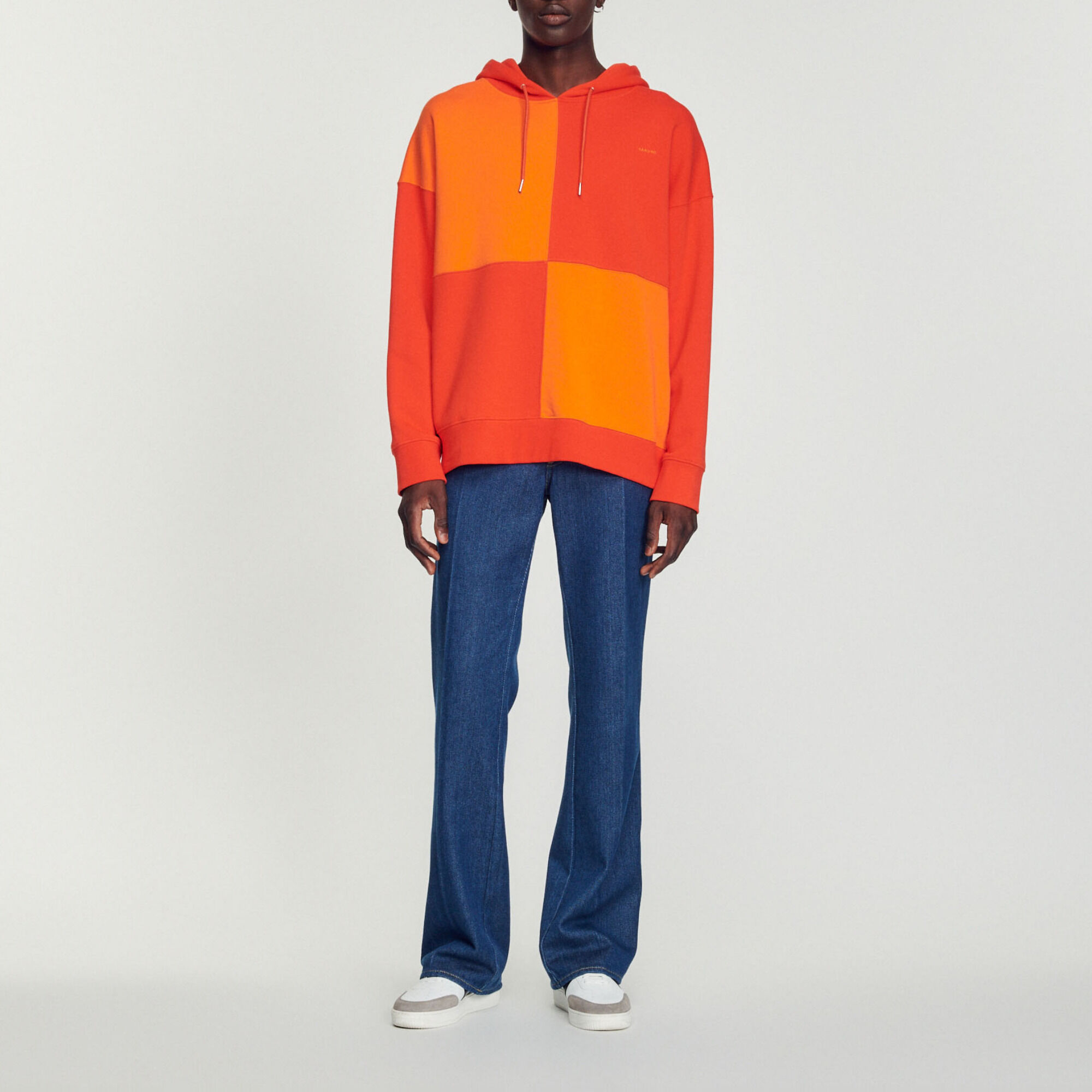 Oversized fleece hoodie