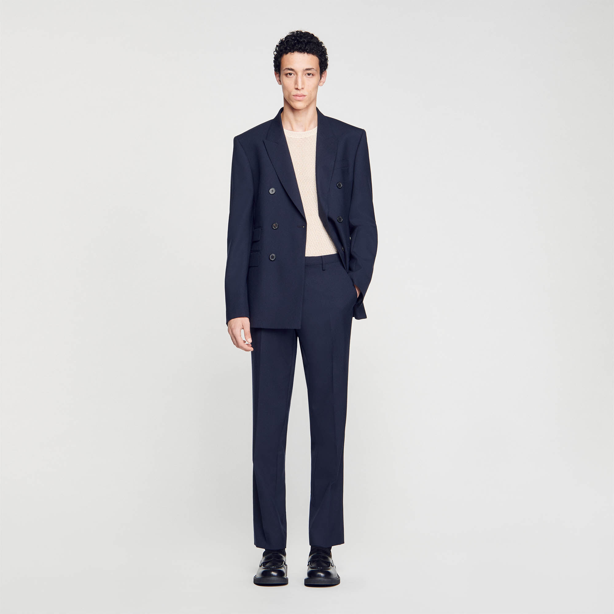 Sandro - 【美品】sandro PARIS サンドロ セットアップスーツ 44