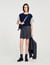 Dual-material knit jumper