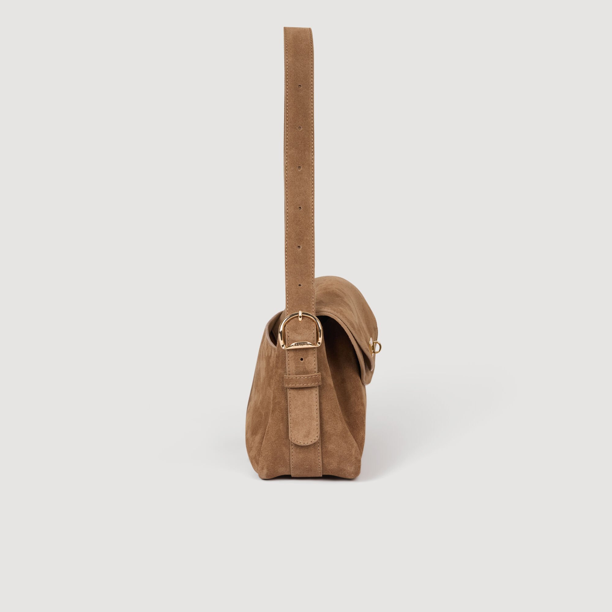 Le Mambo suede leather bag