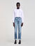 Cropped poplin shirt