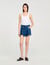 Rhinestone denim shorts